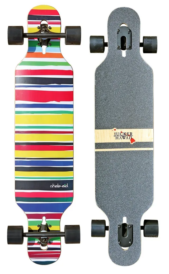 Jucker Hawaii Skaid longboard completo drop through 39"