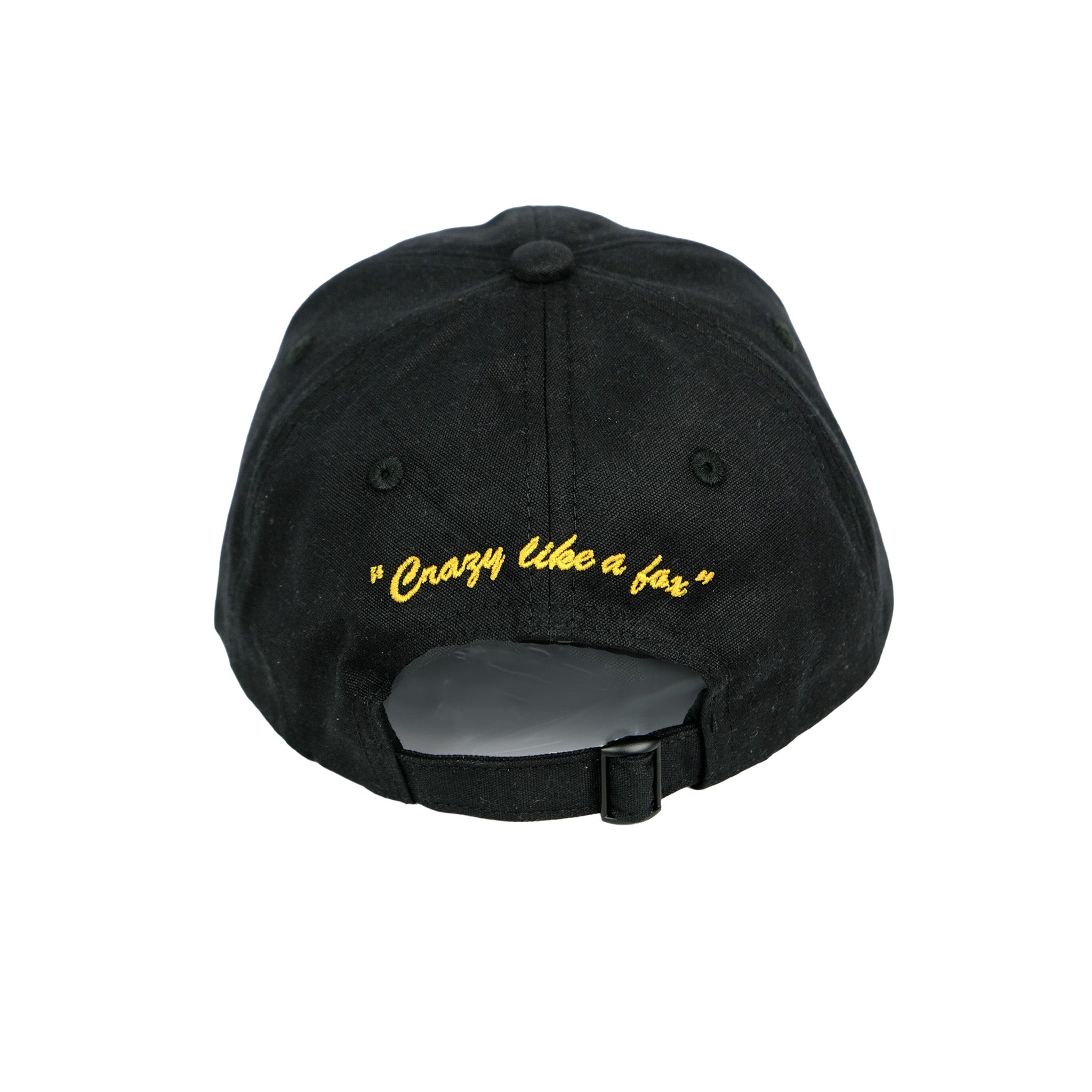 Snack Crazy Like a Fox cappello nero tela cerata
