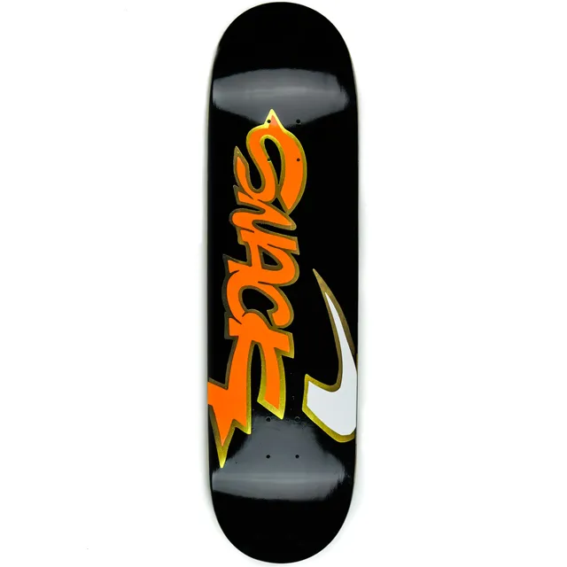 Snack Stroke tavola skateboard 8.5 nera acero