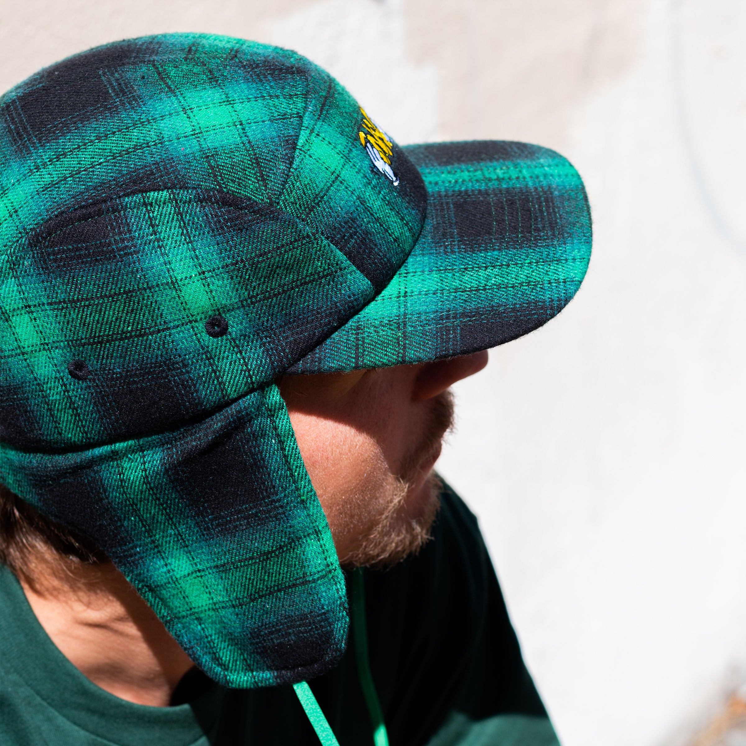 Snack Good Hands cappello earflap flanella nero