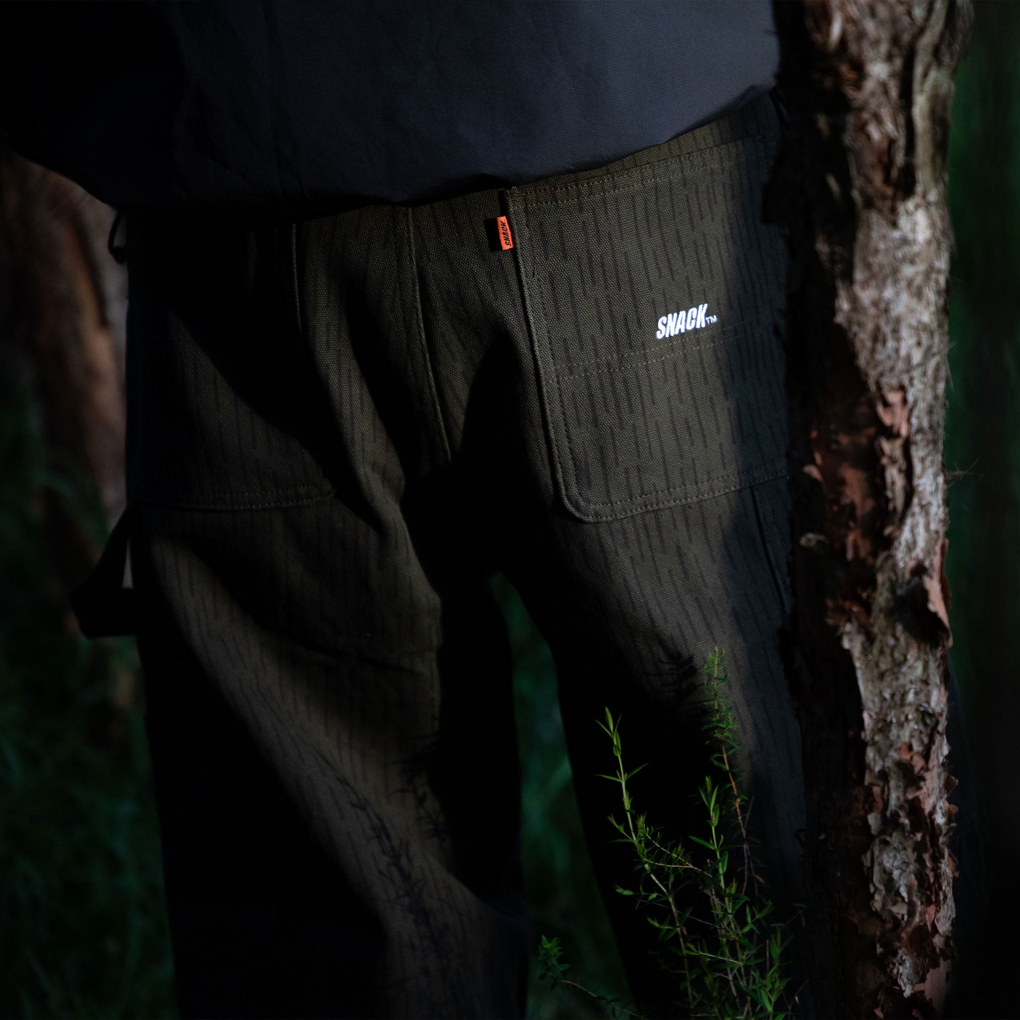 Snack Heavy Duty Duck Canvas Carpenter pantaloni 32 rain camo