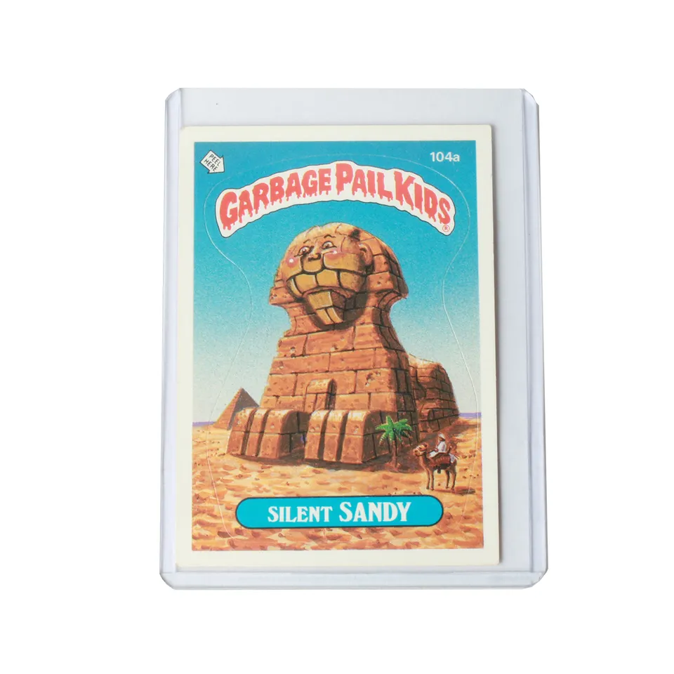 Garbage Pail Kids Silent Sandy carta collezionabile 1986 Series 3