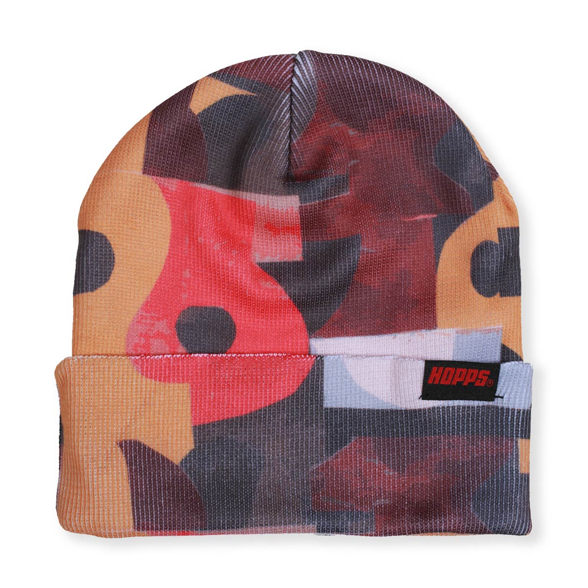 Hopps Abstraction berretto beanie multicolor acrilico
