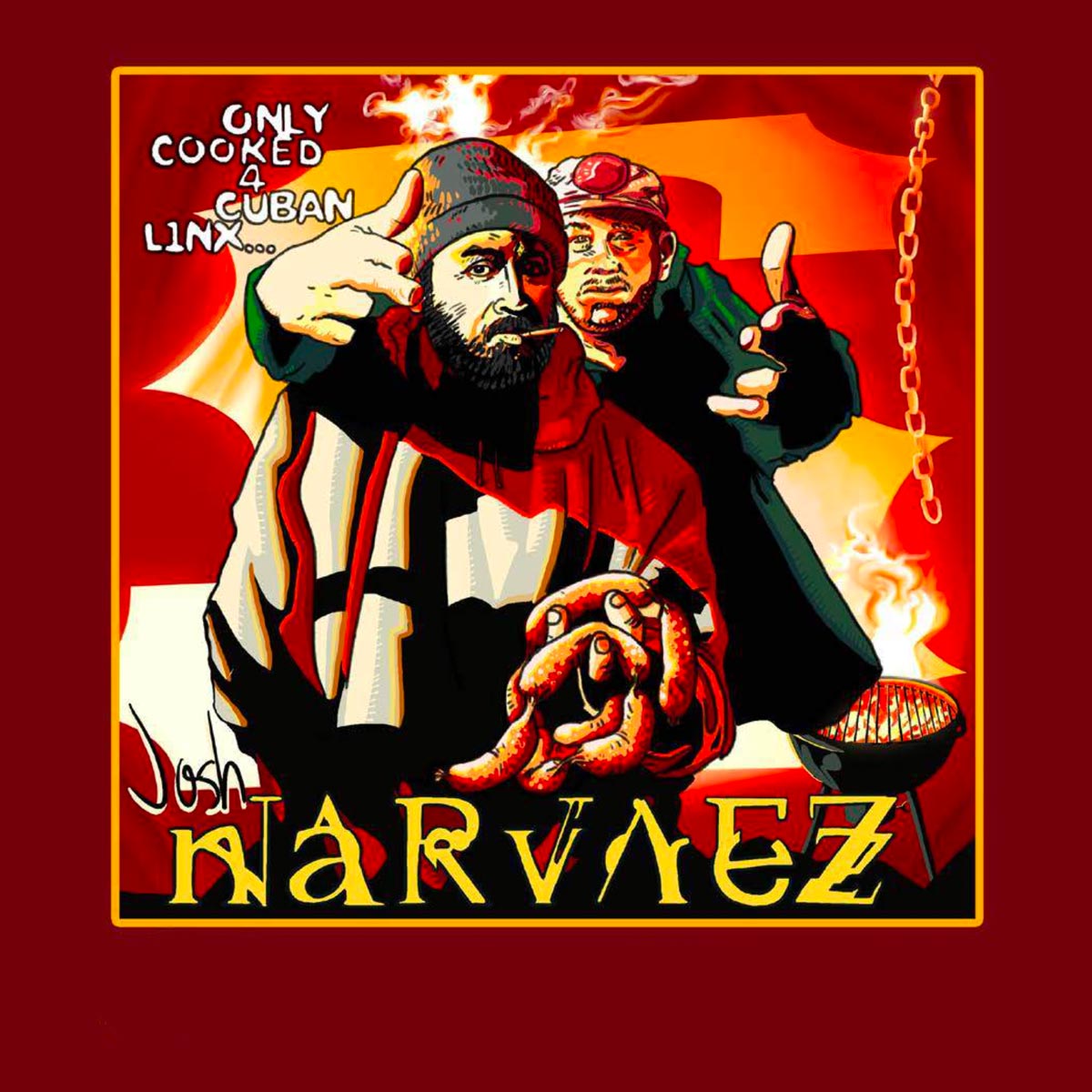 Snack Cuban Linx Josh Narvaez tavola skateboard 8.25" acero
