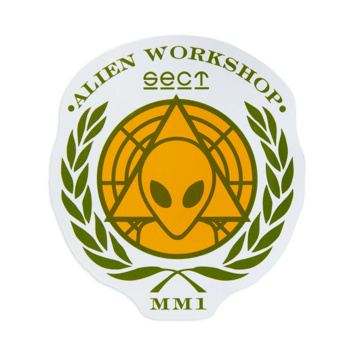 Alien Workshop AWOL sticker arancione vinile