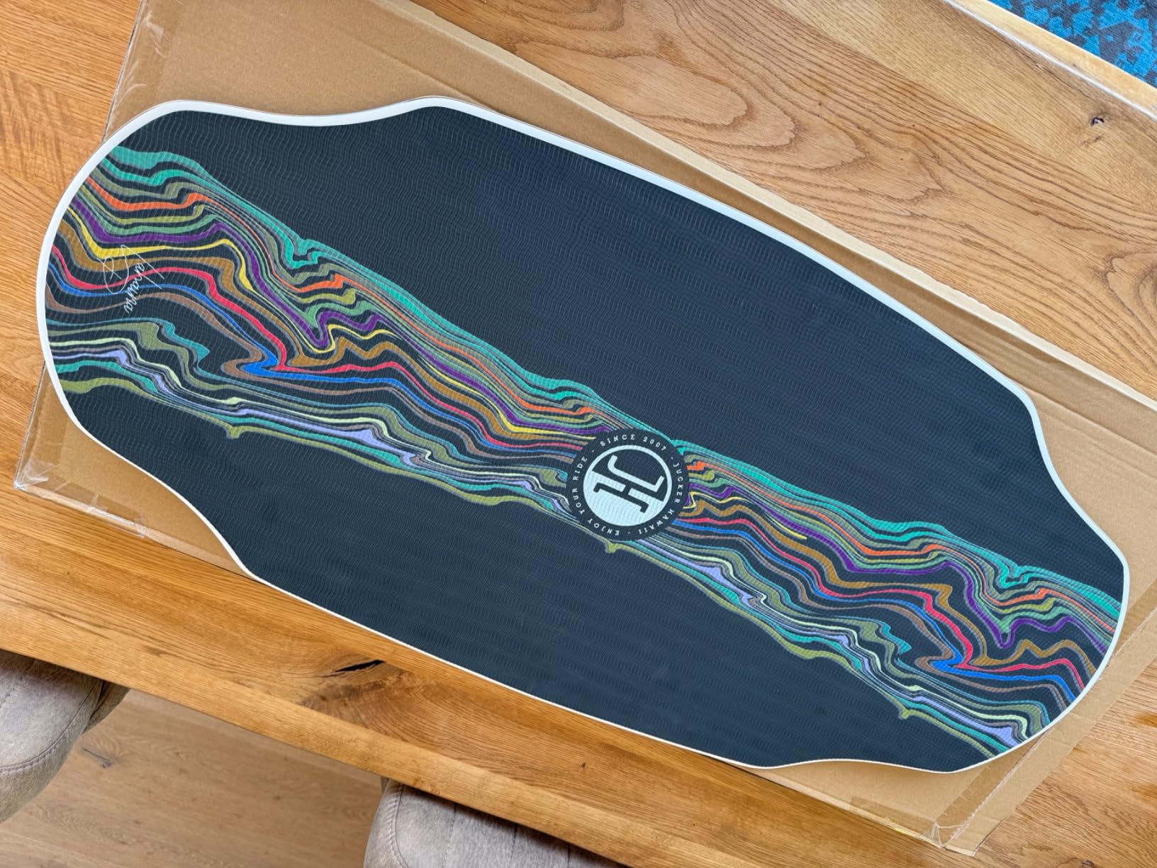 Jucker Hawaii HPL Pro skimboard Nero Trippy 115 kg