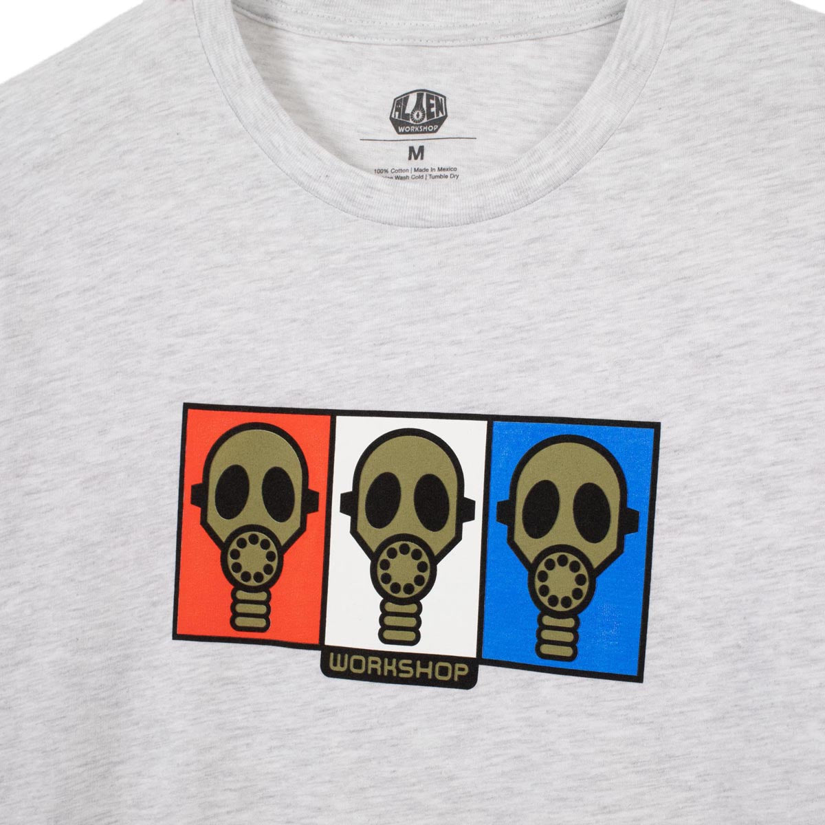 Alien Workshop Gas Mask t-shirt manica lunga grigia