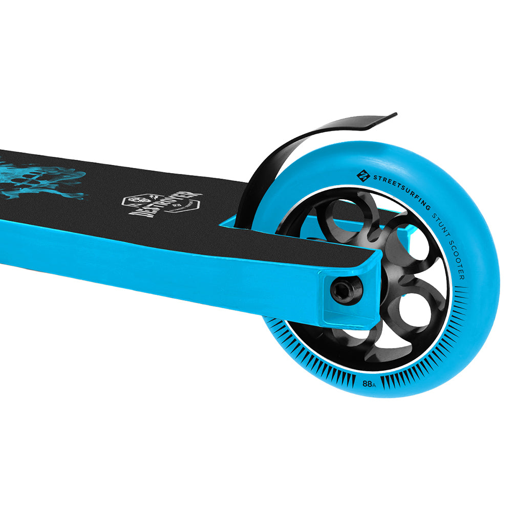 Street Surfing Destroyer monopattino stunt Smoked Skull Blue