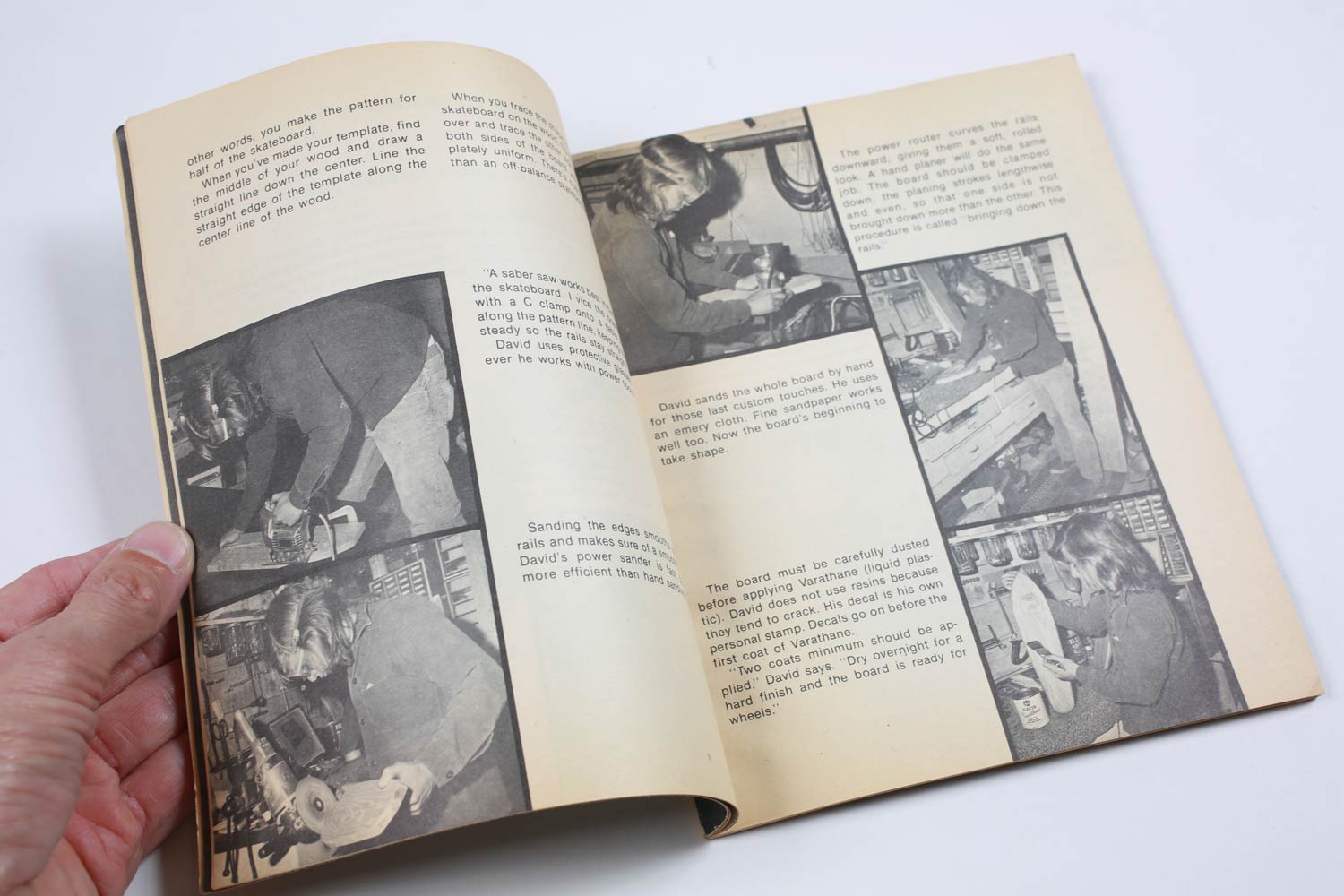 Jack Grant Skateboards libro vintage 1977 inglese