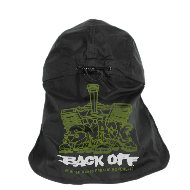 Snack Back Off cappello nylon con copricollo