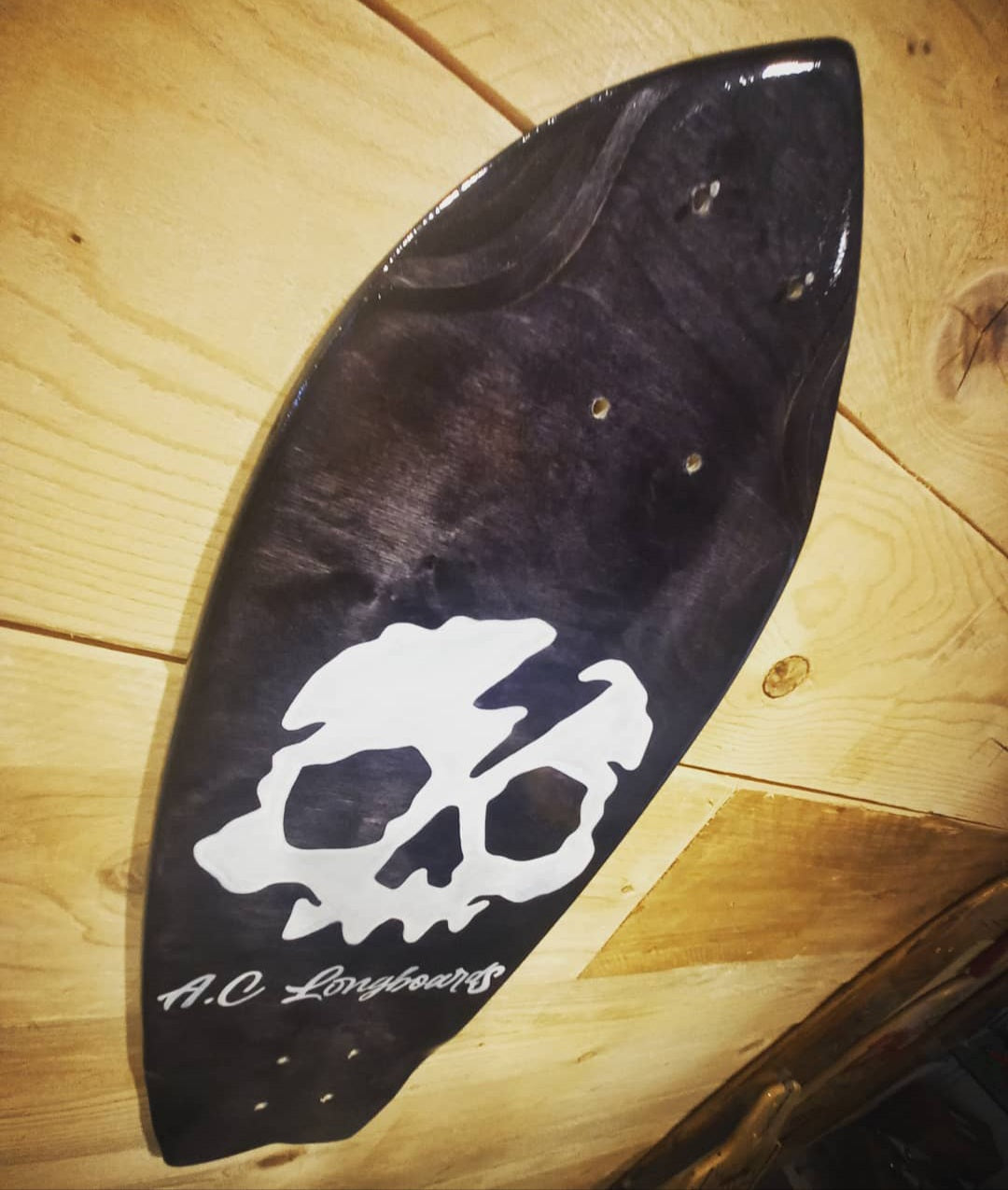 A.C Skull longboard cruiser betulla 23,6"