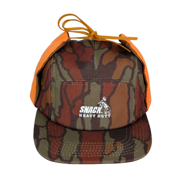Snack Bark Camo cappello paraorecchie canvas