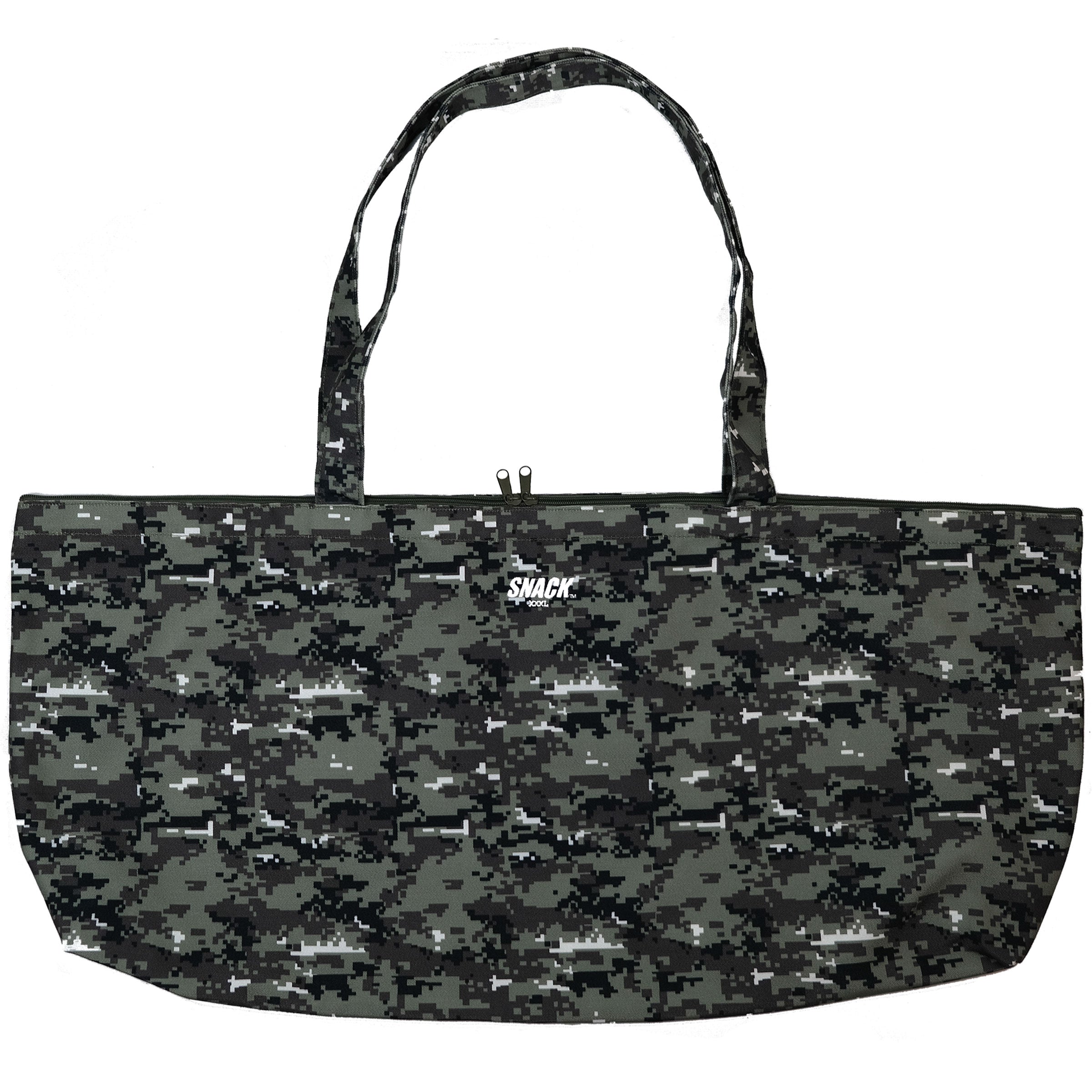 Snack XXXL Digi Camo borsa tote skate tela 35”