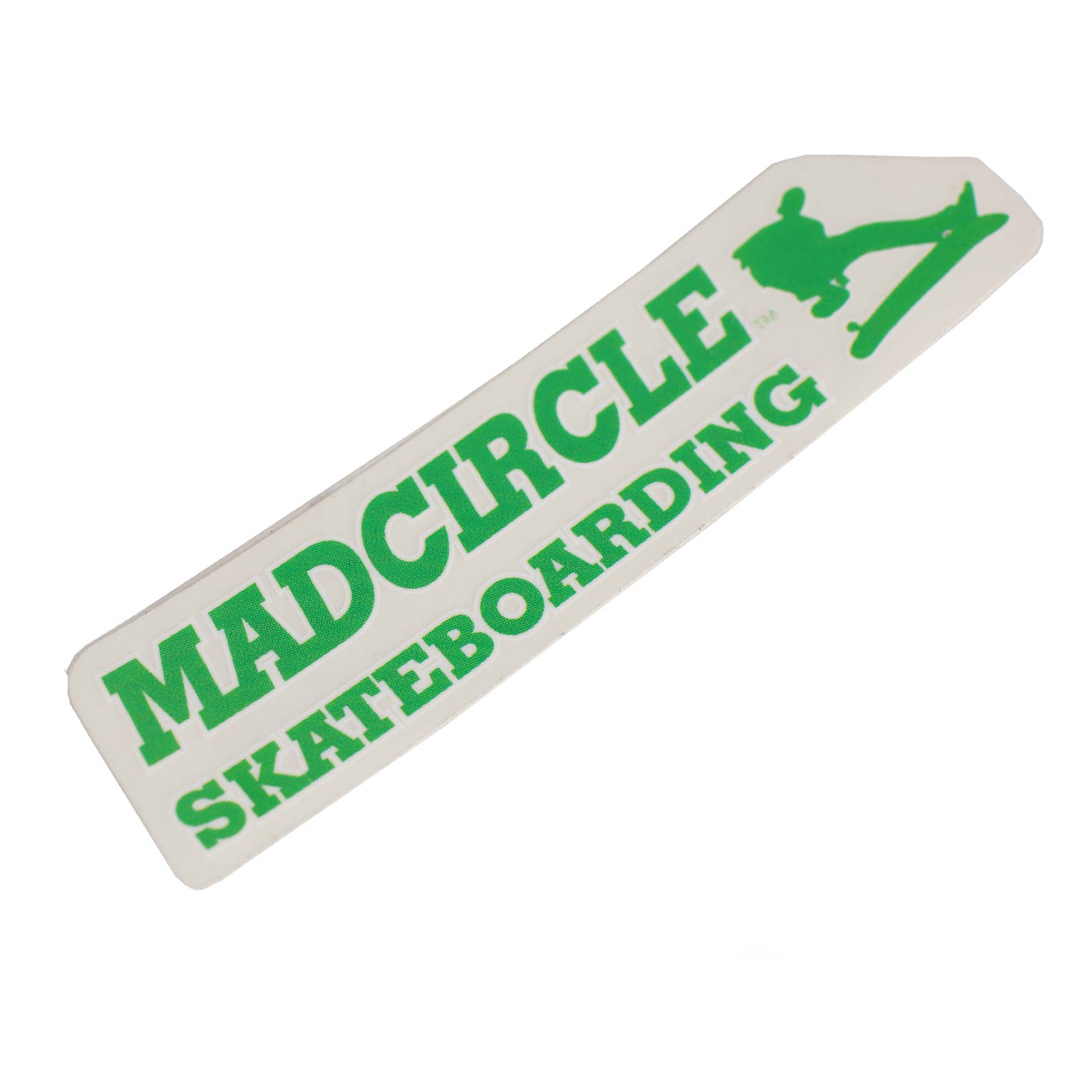 Mad Circle skater adesivo vintage verde