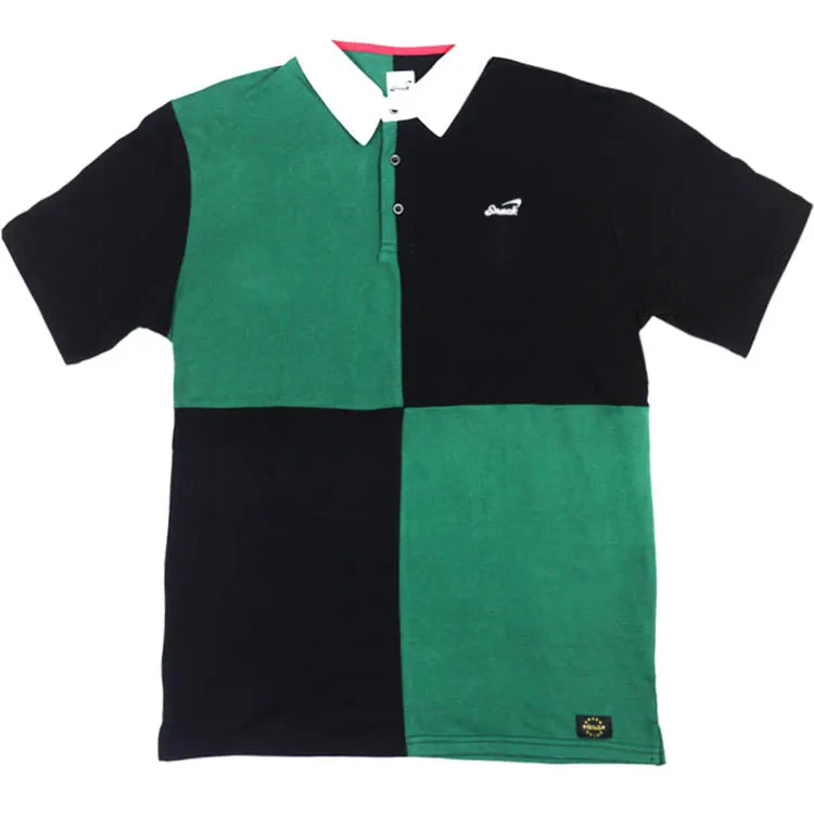 Snack Skateboarding Alive Panel polo nero verde