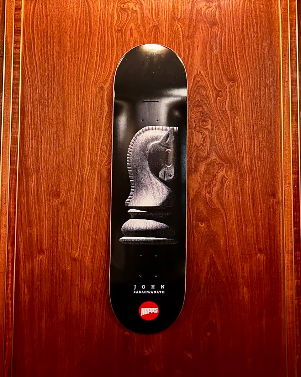 Hopps John Baragwanath Chess tavola skate acero