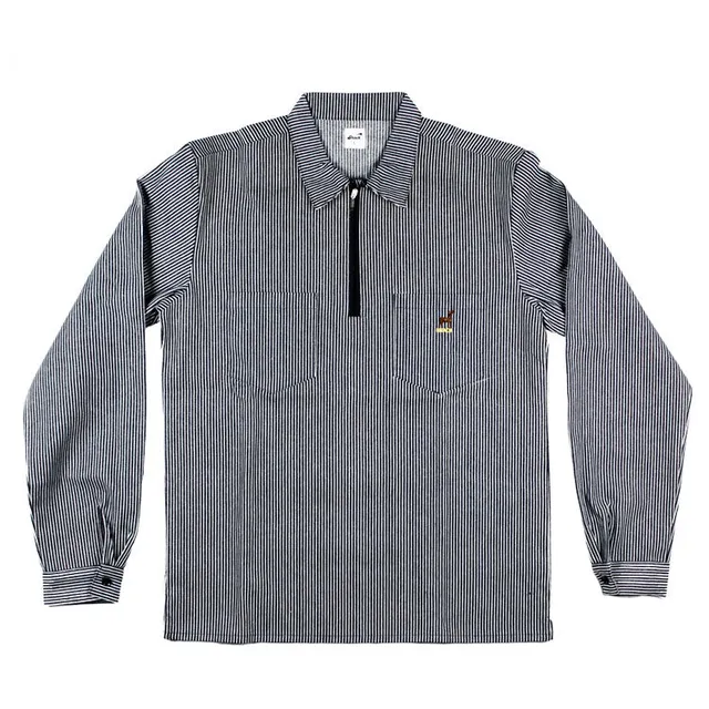 Snack Skateboarding Buck work shirt zip cotone