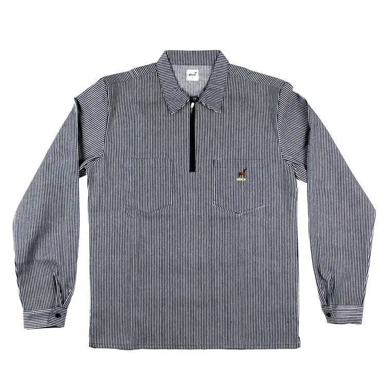 Snack Skateboarding Buck work shirt zip cotone