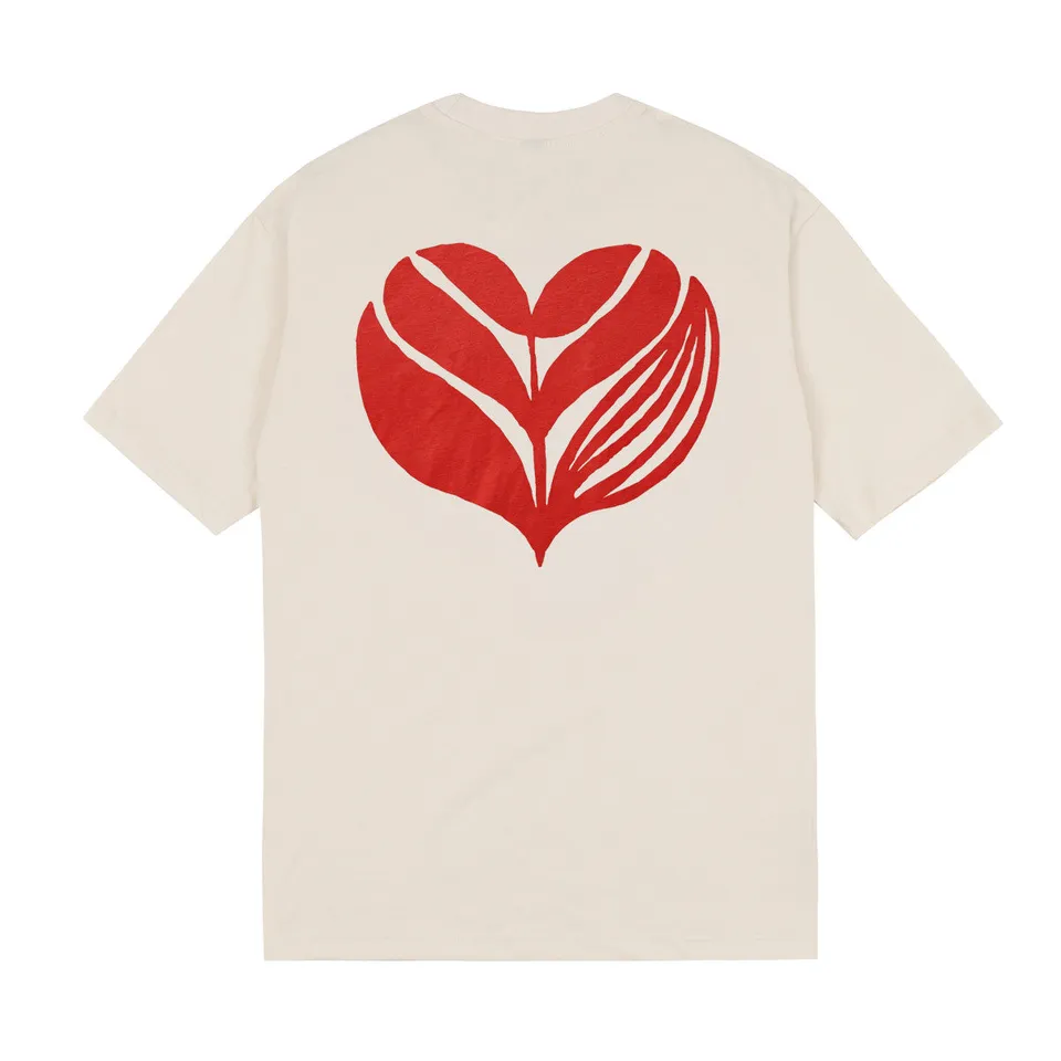 Magenta Love Tee maglietta natural cotone