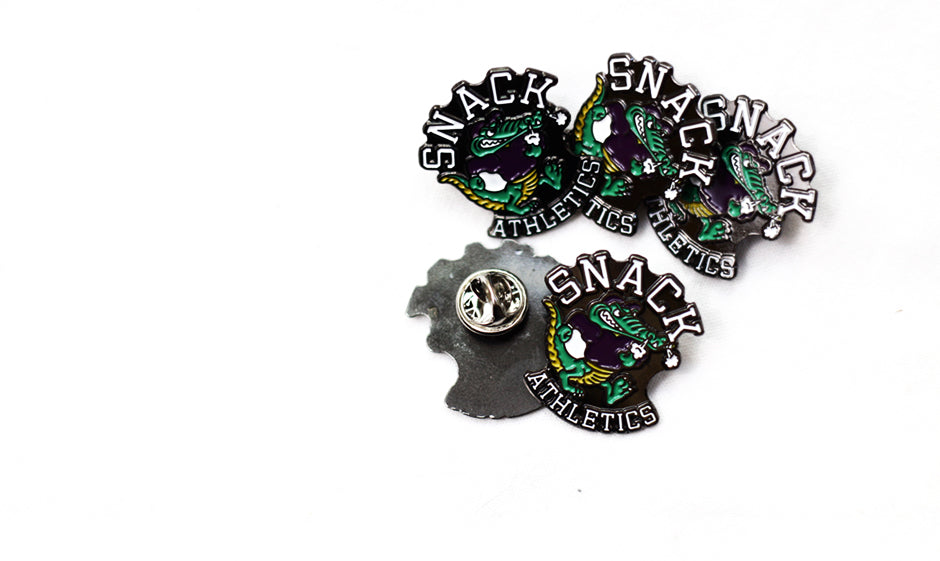 Snack Gator Spilla Nickel 1.25"