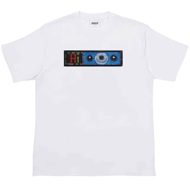 Snack Hi Tee t-shirt cotone 6oz stampata
