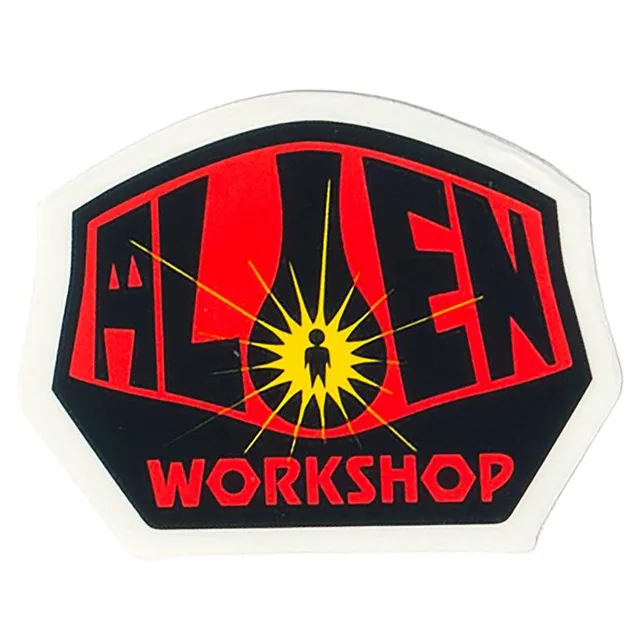Alien Workshop OG Logo adesivo vinile 3" trasparente