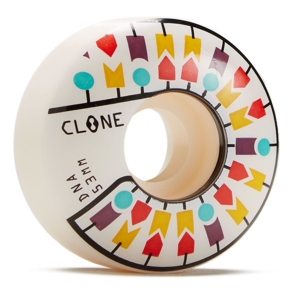 Alien Workshop Clone DNA ruote skate 53mm bianche