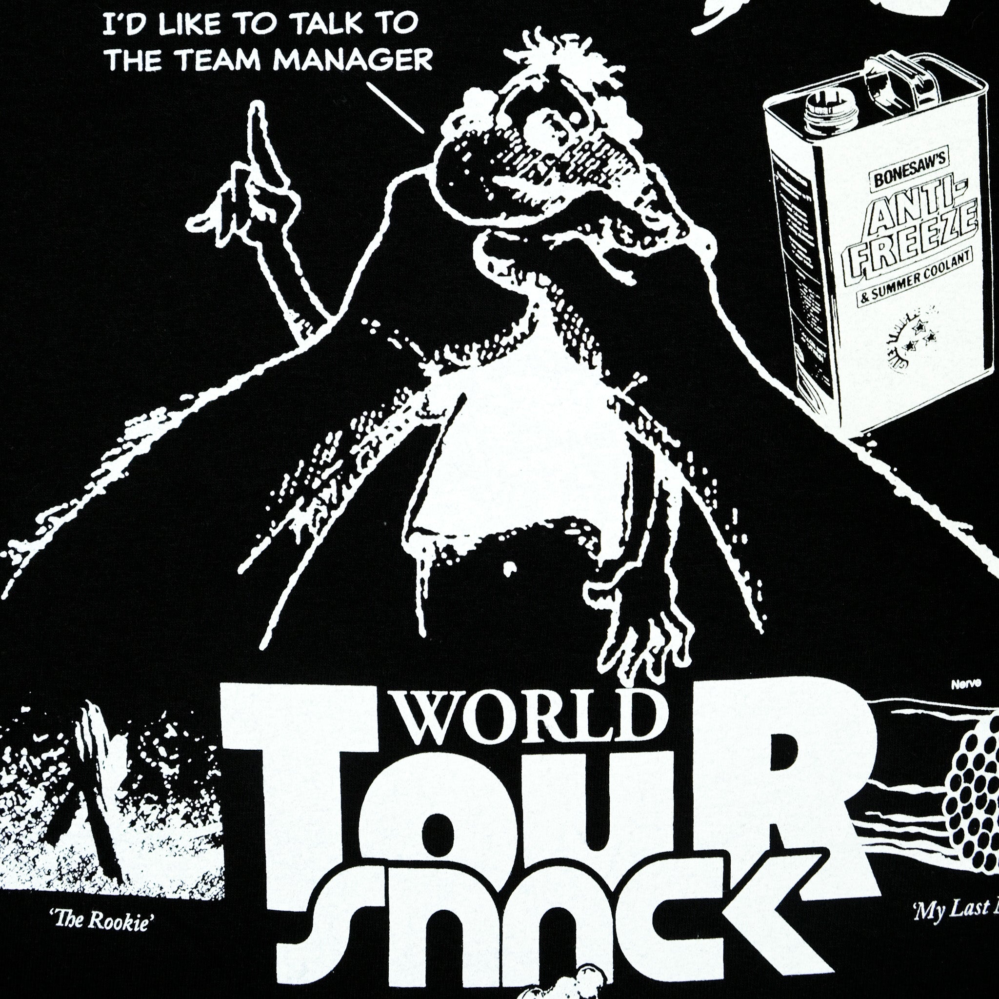 Snack Team Manager t-shirt nera M cotone