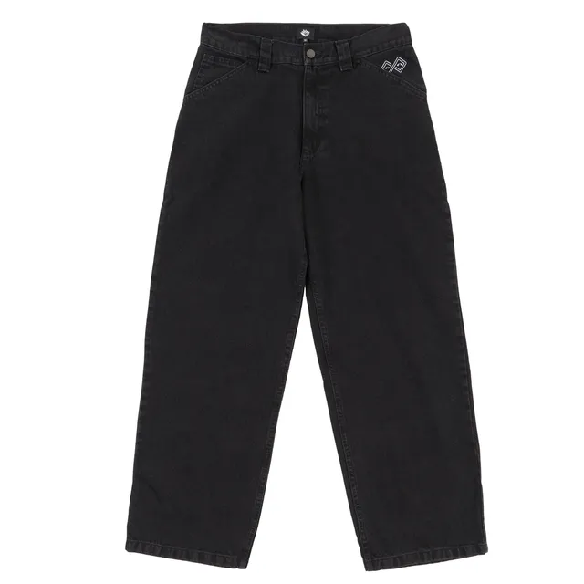 Magenta Ledge pantaloni denim nero baggy M
