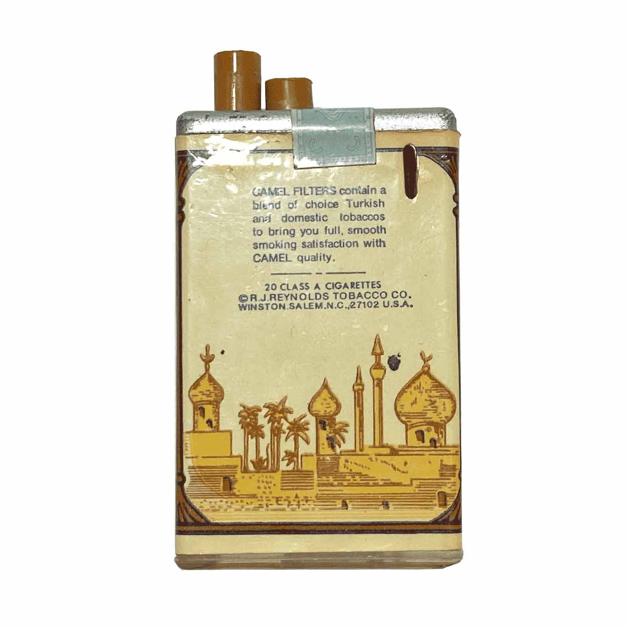 Camel Cigarette Pack accendino vintage blu