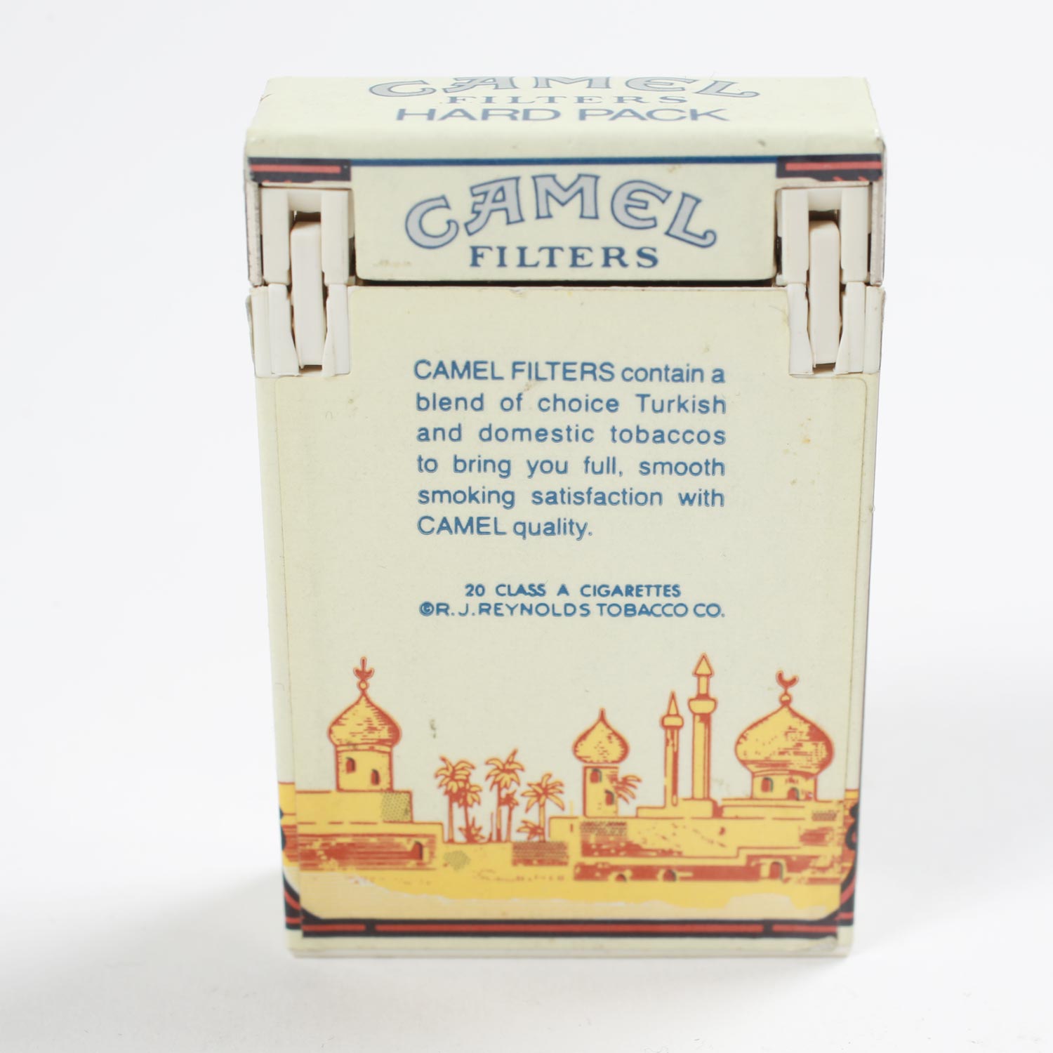 Camel Hard Pack accendino decorativo blu bianco
