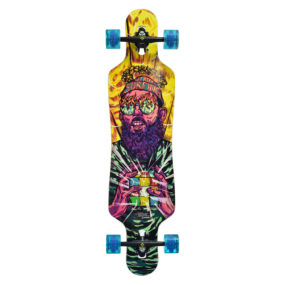 Street Surfing Curve Drop Through longboard Holy Cube 39"