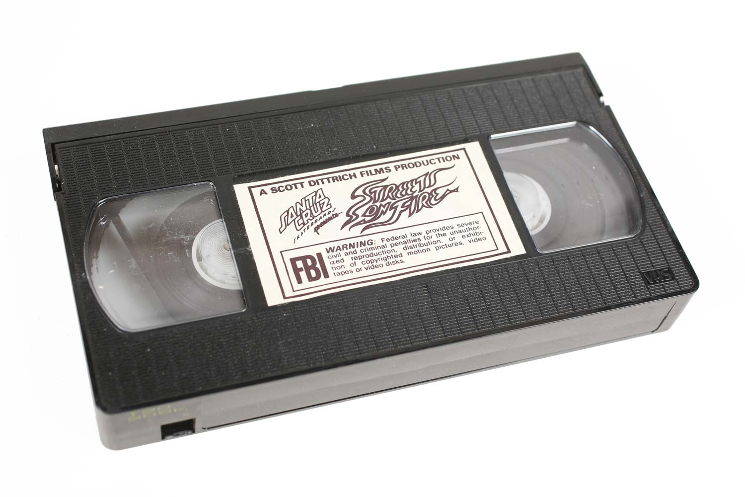 Santa Cruz Streets on Fire videocassetta VHS 1989
