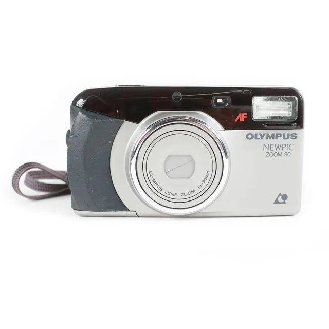 Olympus Newpic Zoom 90 Fotocamera APS Nera con Borsa