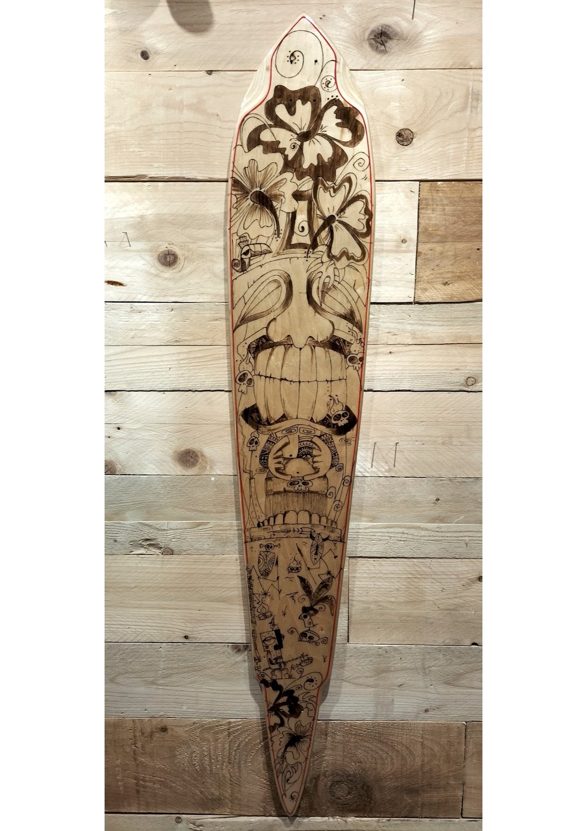 AC Longboards Tiki Super Long tavola pintail 155 cm flex