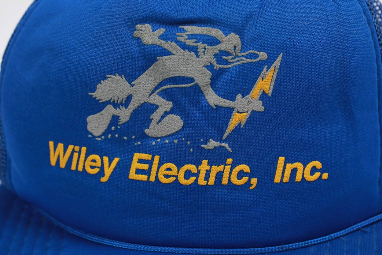 Wiley Electric Trucker cappello snapback blu royal mesh