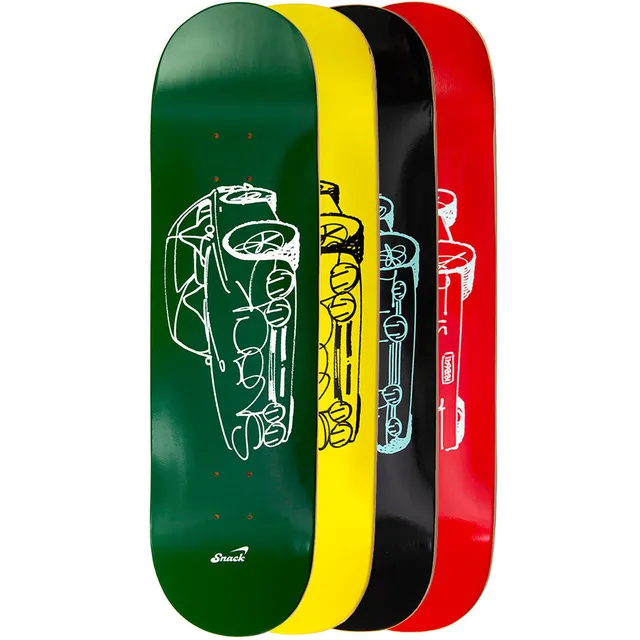 Snack Team Whip tavola skateboard 8.0 bianca