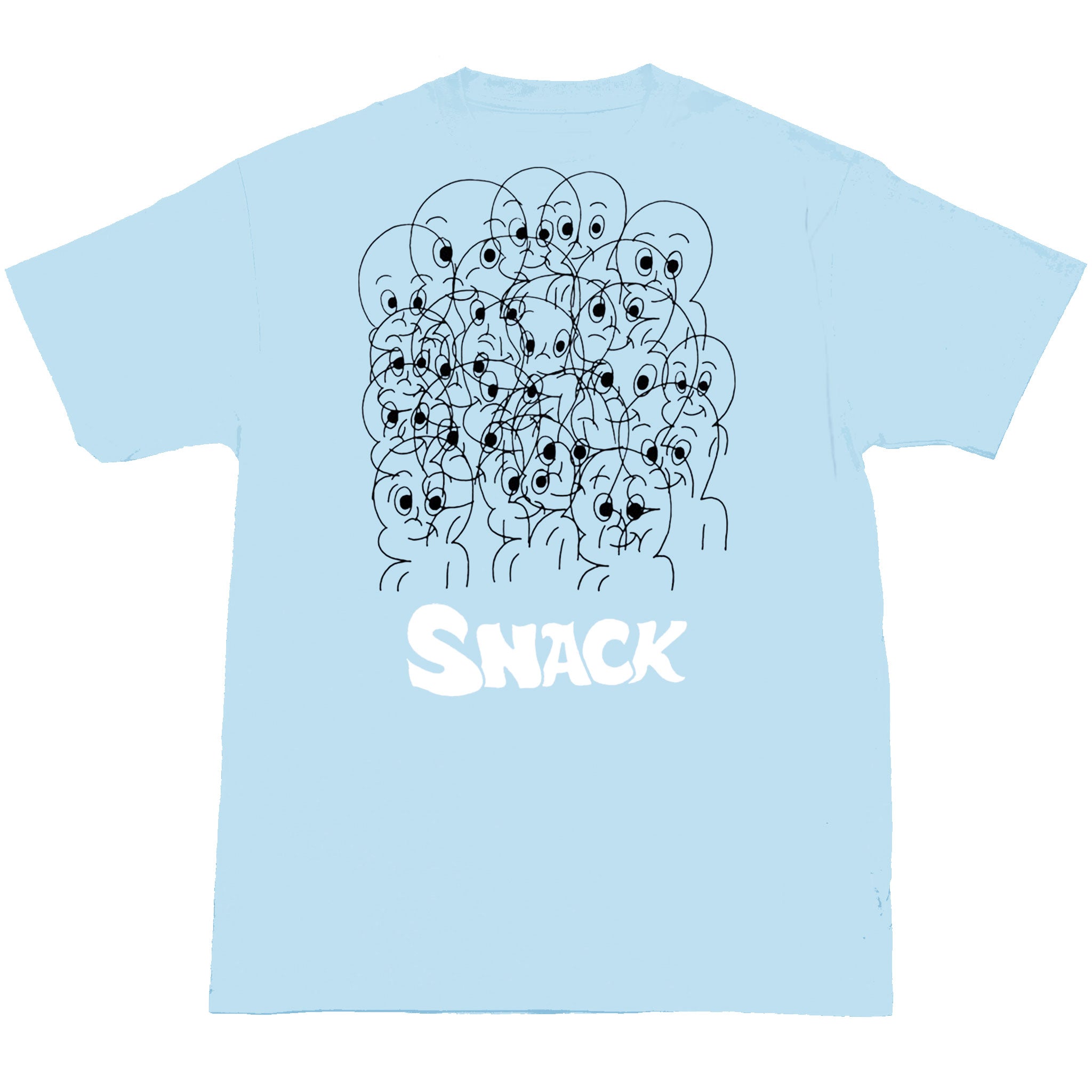 Snack Casper t-shirt cotone sky blue