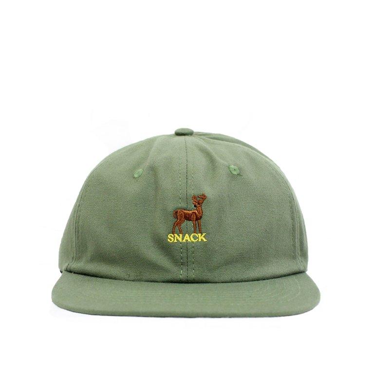 Snack Buck cappello denim a righe ricamo