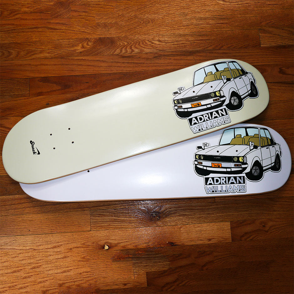 Snack Skateboarding Williams Adrian's Whip tavola 8.125 bianca