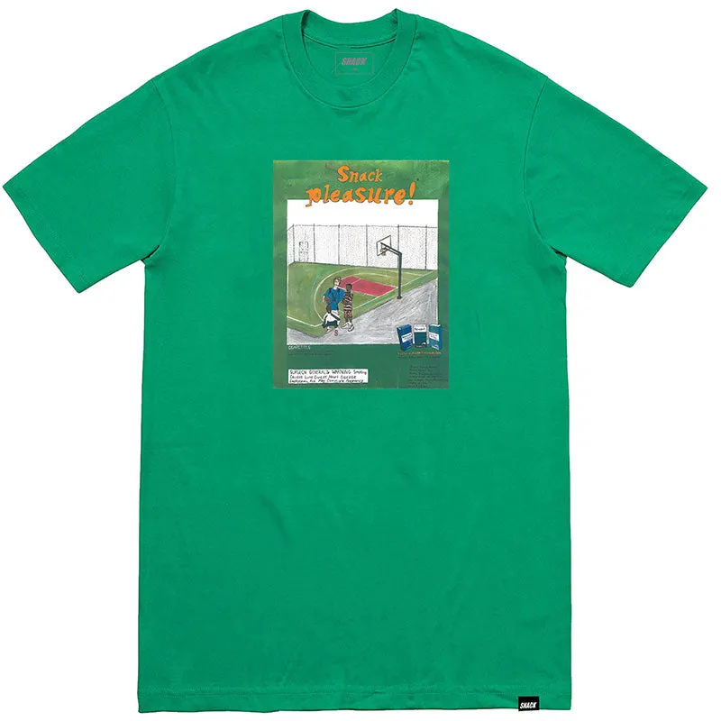 Snack Pleasure t-shirt cotone nera