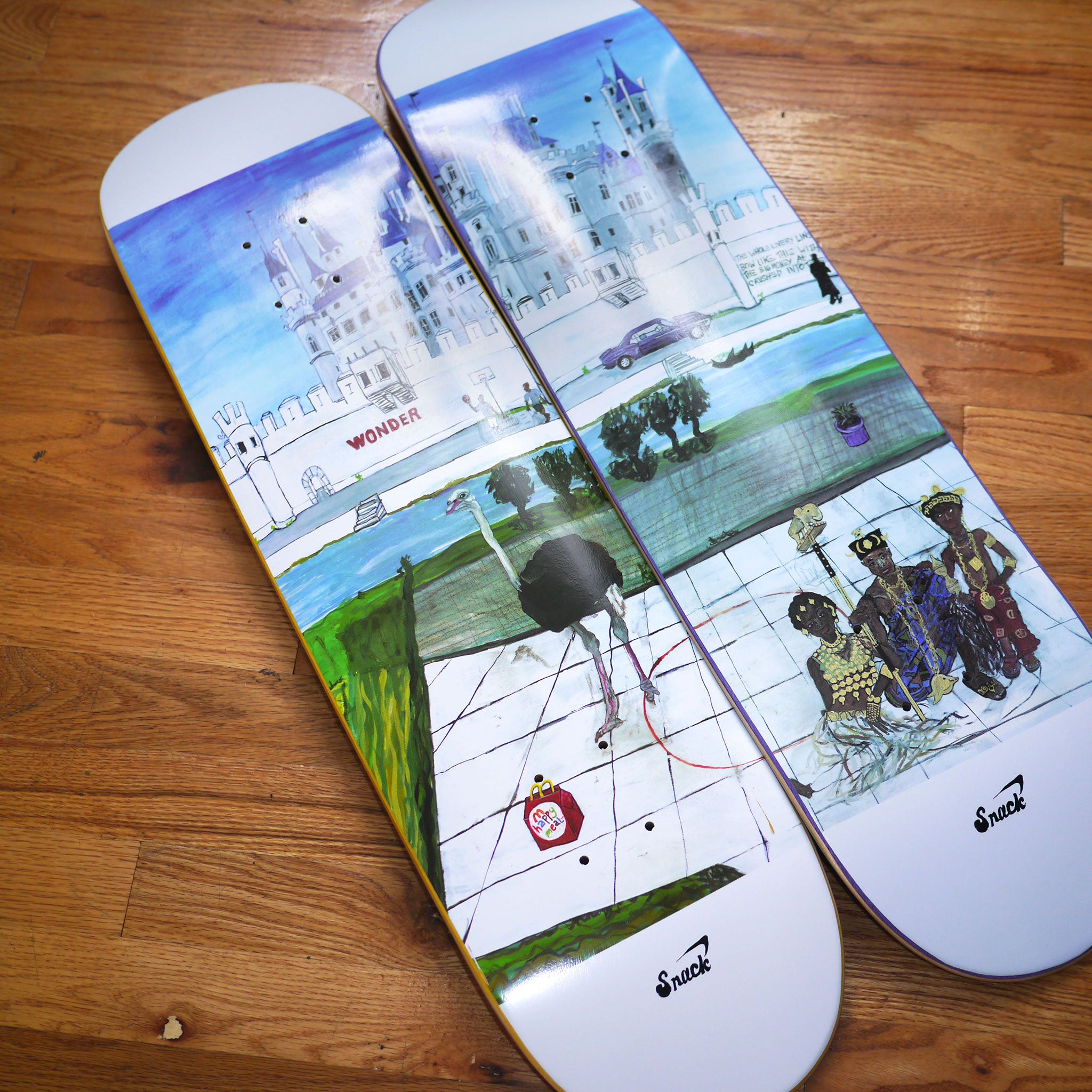 Snack We Were Here tavole skate 8.0"+8.1" pack 2 pezzi