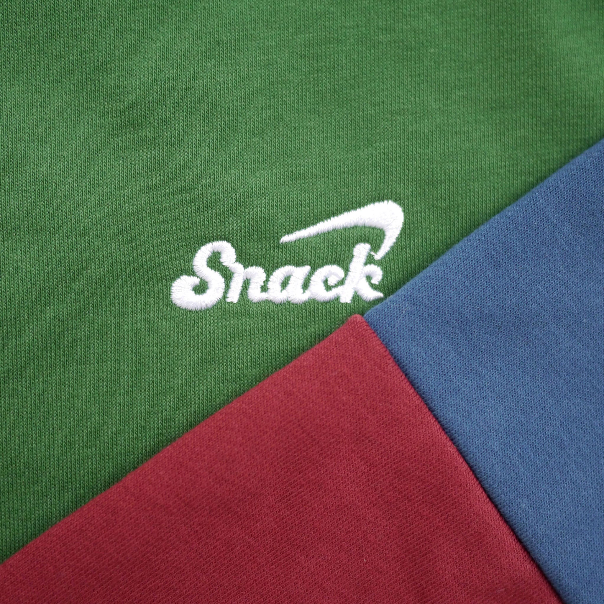 Snack Alive Panel maglia rugby ricamata