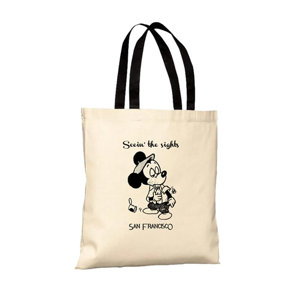 Snack Seein The Sights tote bag tela stampata