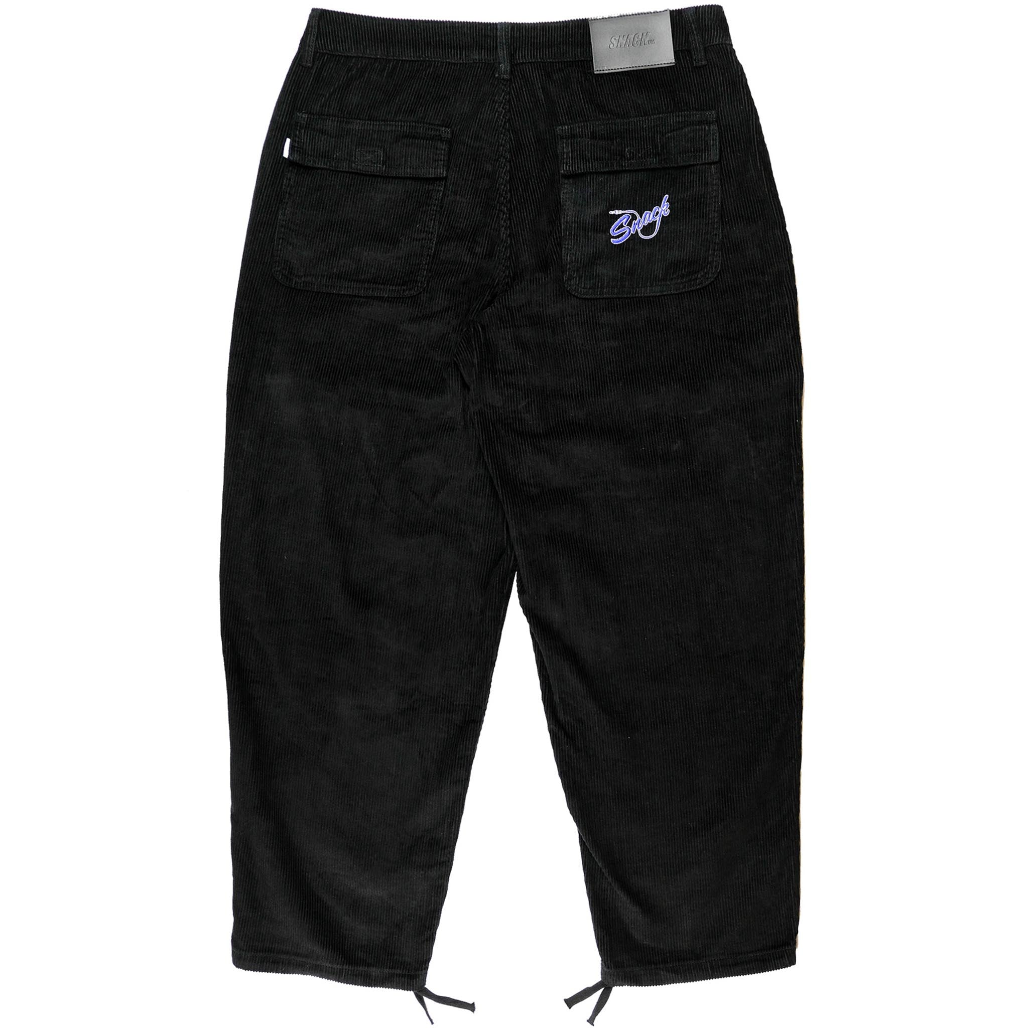 Snack Mic Check pantaloni skate velluto nero 30