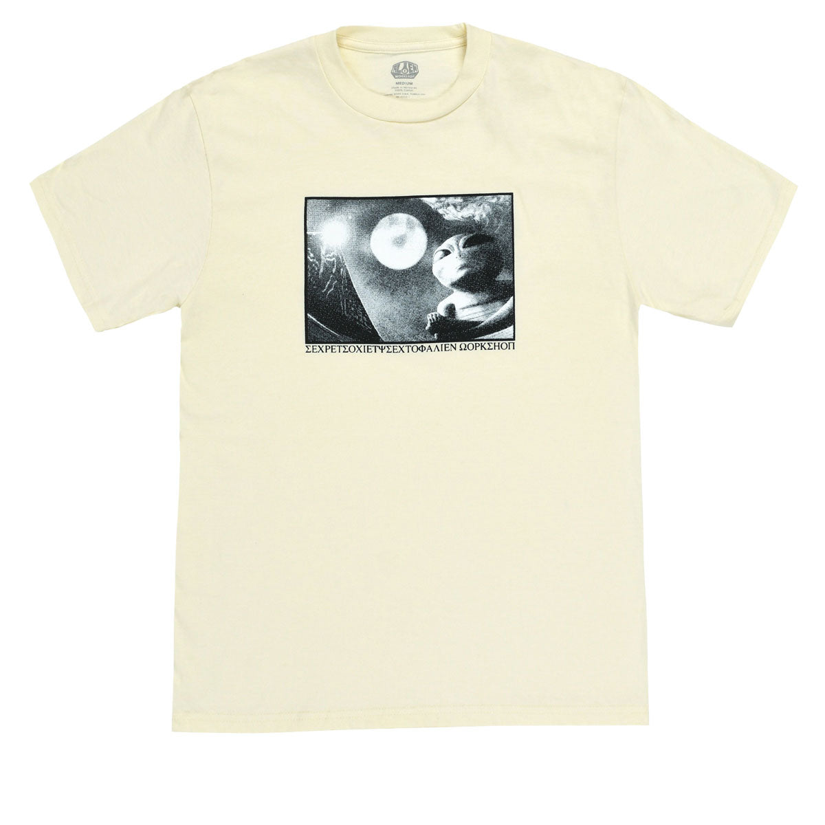 Alien Workshop Meditation maglietta off-white cotone
