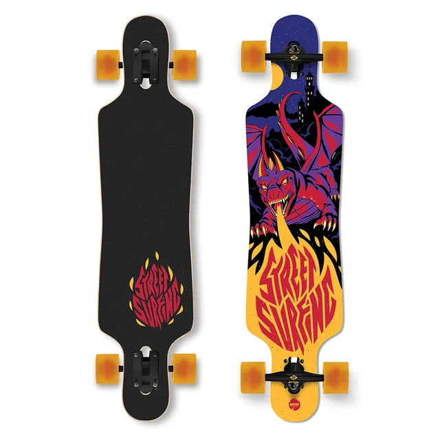 Street Surfing Curve Drop Through Freeride Bahamut 39" longboard