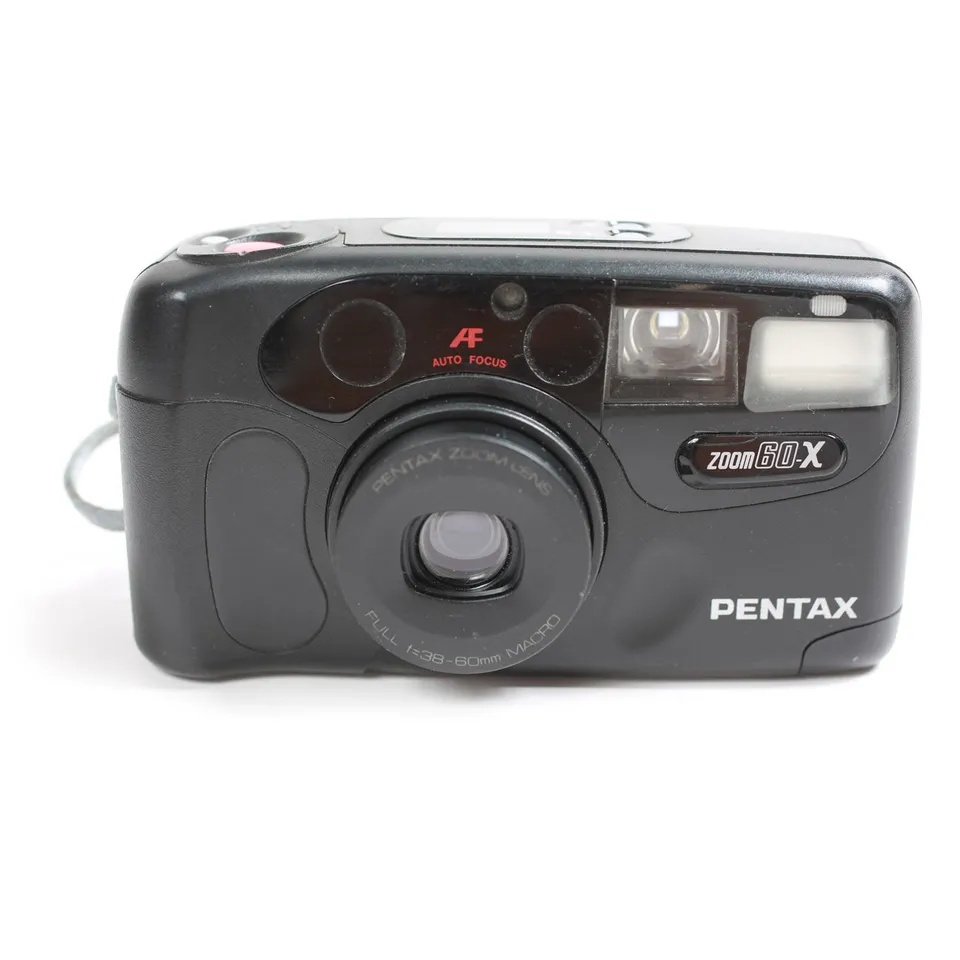 Pentax Zoom 60-X fotocamera 35mm autofocus con flash