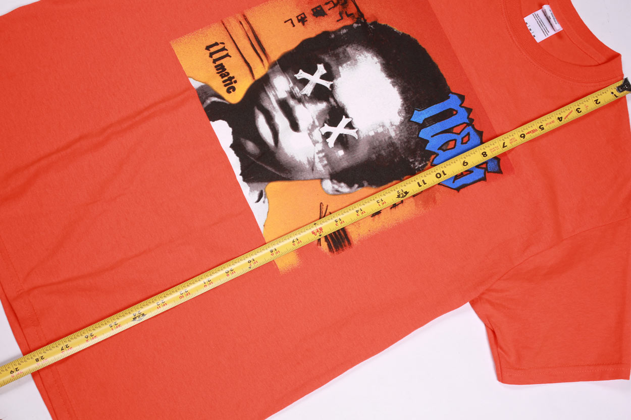 Nas Illmatic t-shirt arancione taglia M