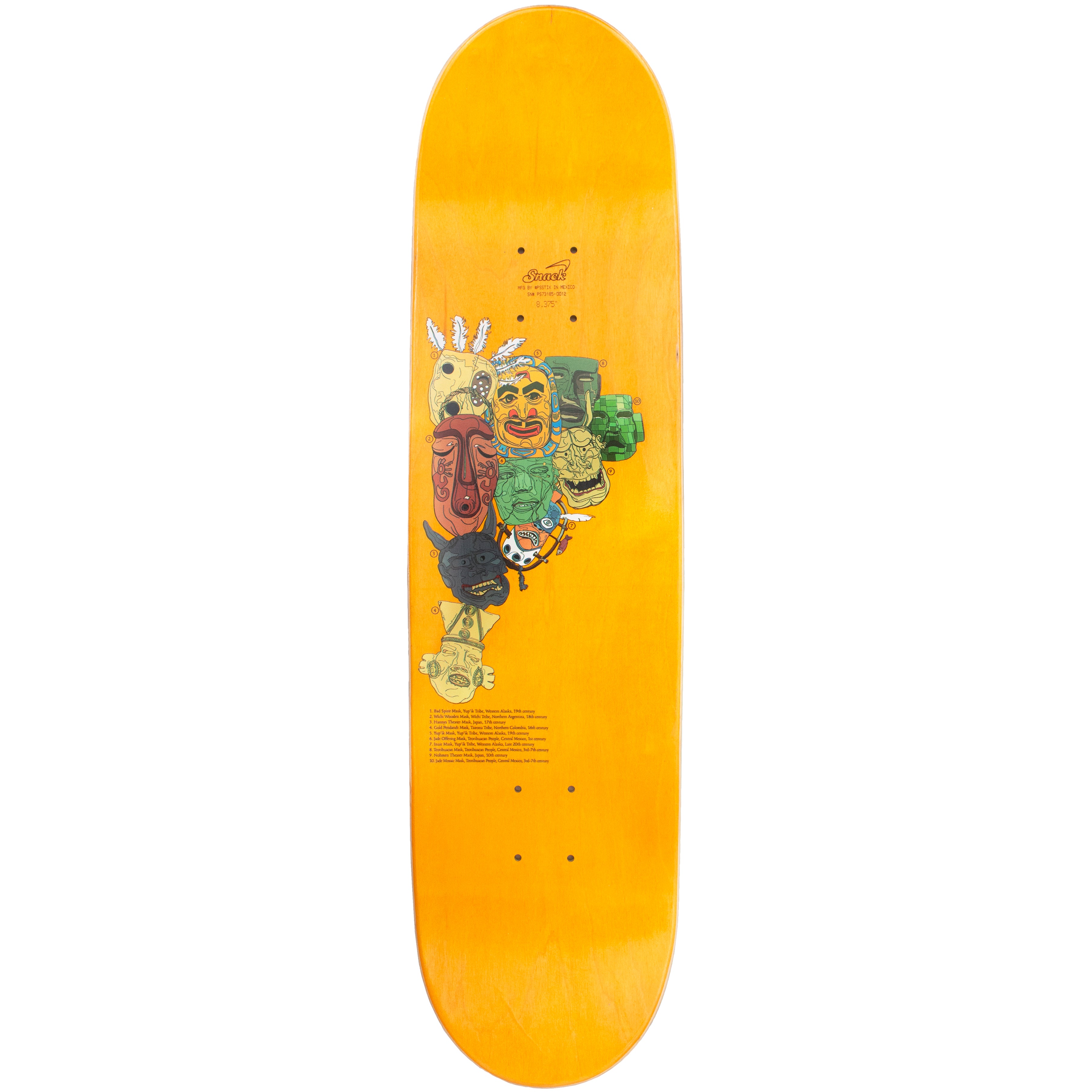 Snack Williams Mask tavola skate 8.125 acero